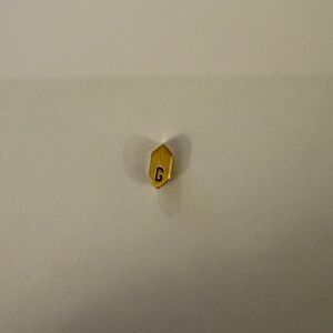Keep Collective - Gold Hexagonal charm with Letter G